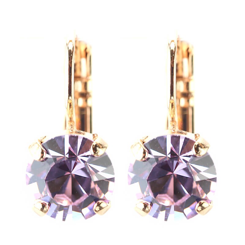 MARIANA VIOLET CRYSTAL EARRINGS 