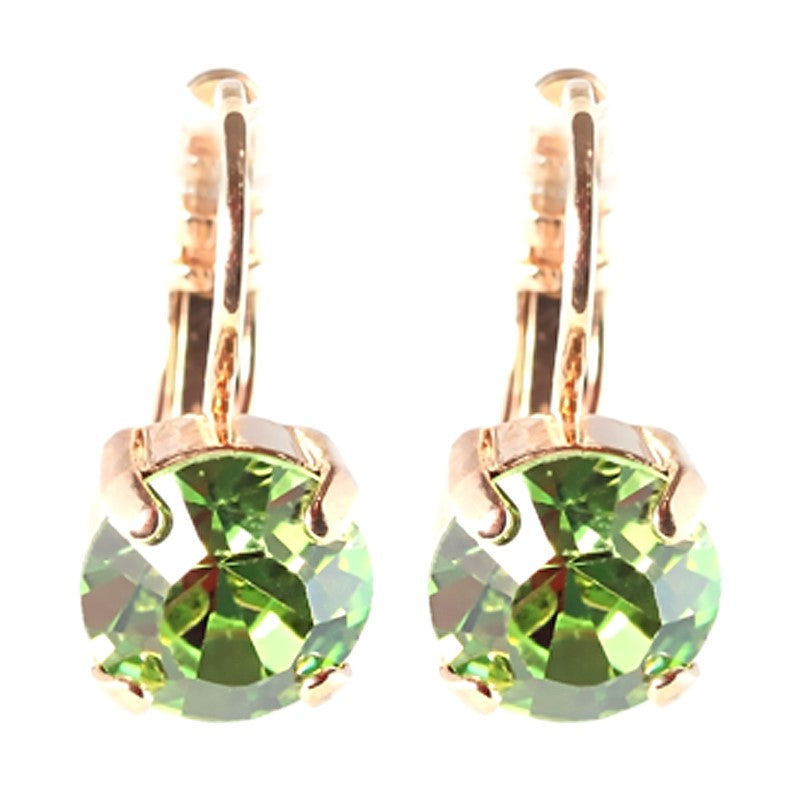 MARIANA PERIDOT GREEN CRYSTAL EARRINGS