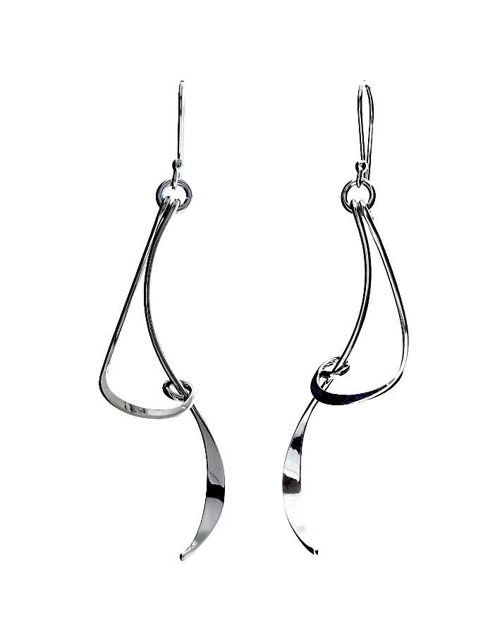 MEXICAN HANDMADE SILVER DROP EARRINGS