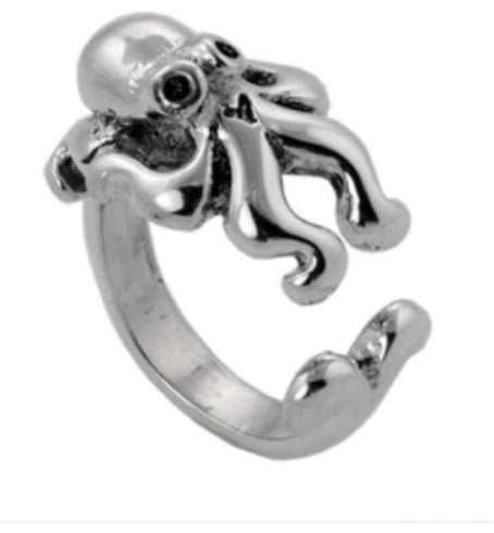 MEXICAN MADE OCTOPUS RING [Sz:R]