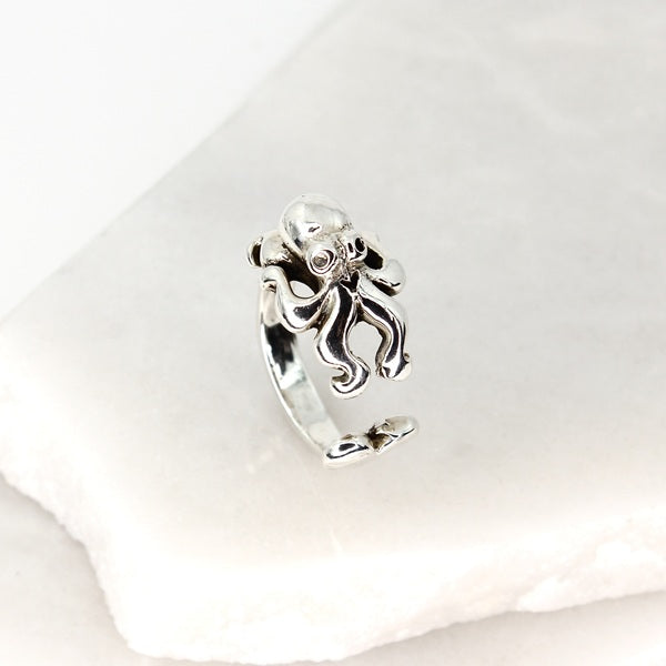 MEXICAN MADE OCTOPUS RING [Sz:R]