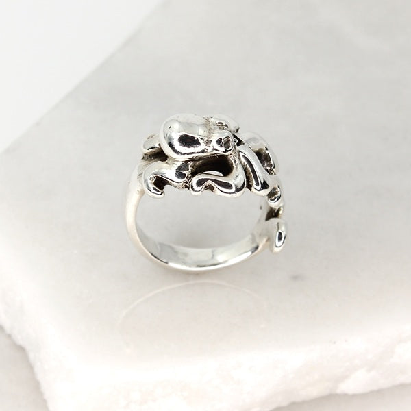 MEXICAN MADE OCTOPUS RING [Sz:R]