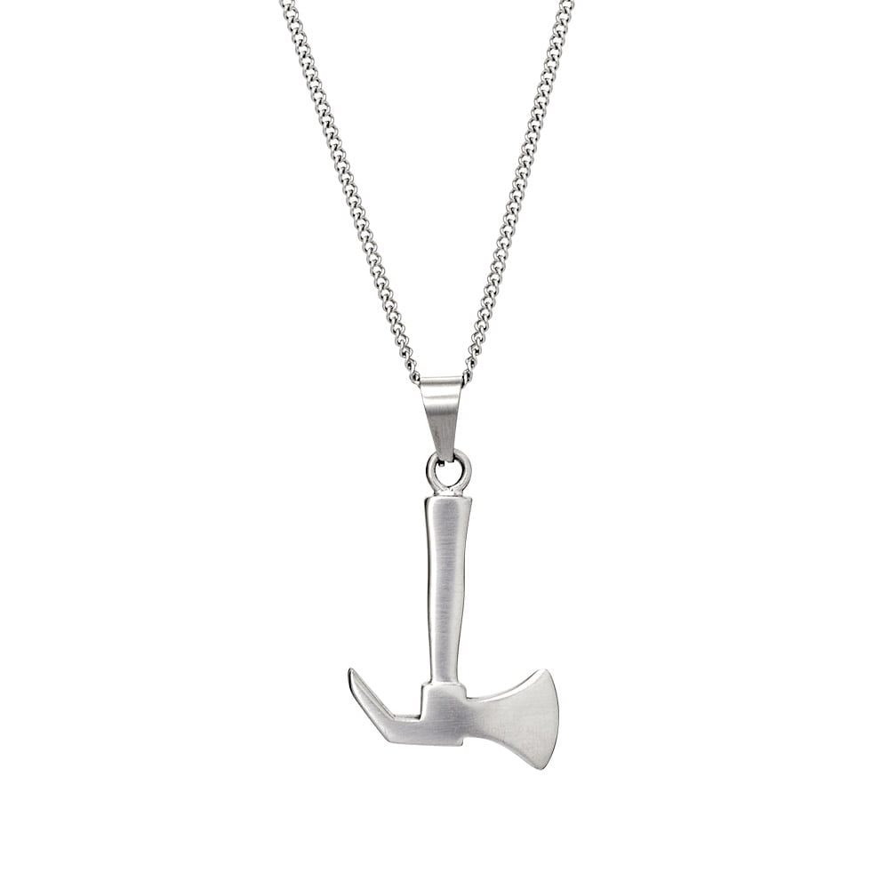 BLAZE STAINLESS STEEL AXE NECKLACE