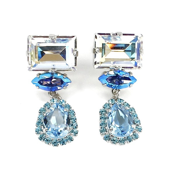 MARIANA LIVING DREAMS AND VISIONS CRYSTAL R/P STUD EARRINGS