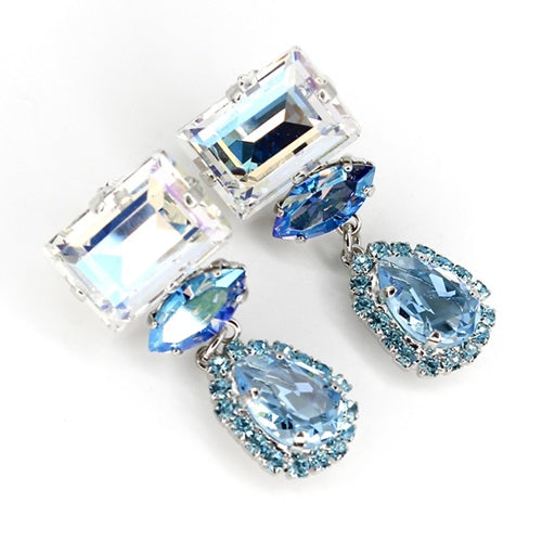 MARIANA LIVING DREAMS AND VISIONS CRYSTAL R/P STUD EARRINGS