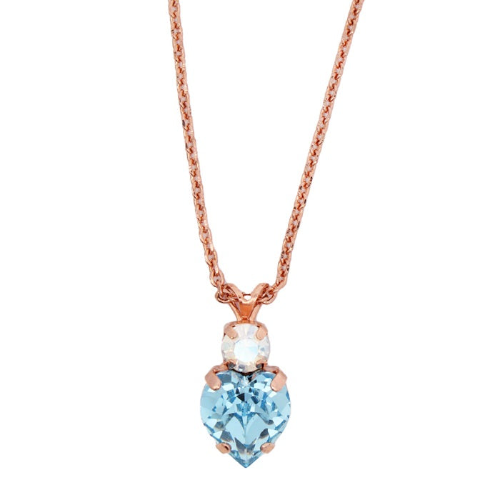 MARIANA LIVING DREAMS AND VISIONS R/G HEART NECKLACE