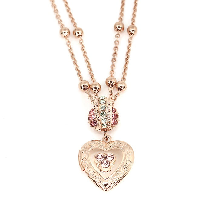 MARIANA LOVE WILL STEER THE STARS HEART LOCKET NECKLACE