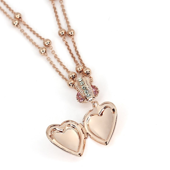 MARIANA LOVE WILL STEER THE STARS HEART LOCKET NECKLACE