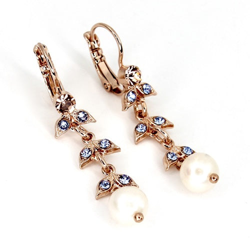 MARIANA MOON IN SEVENTH HOUSE LONG PEARL DROP EARRINGS 