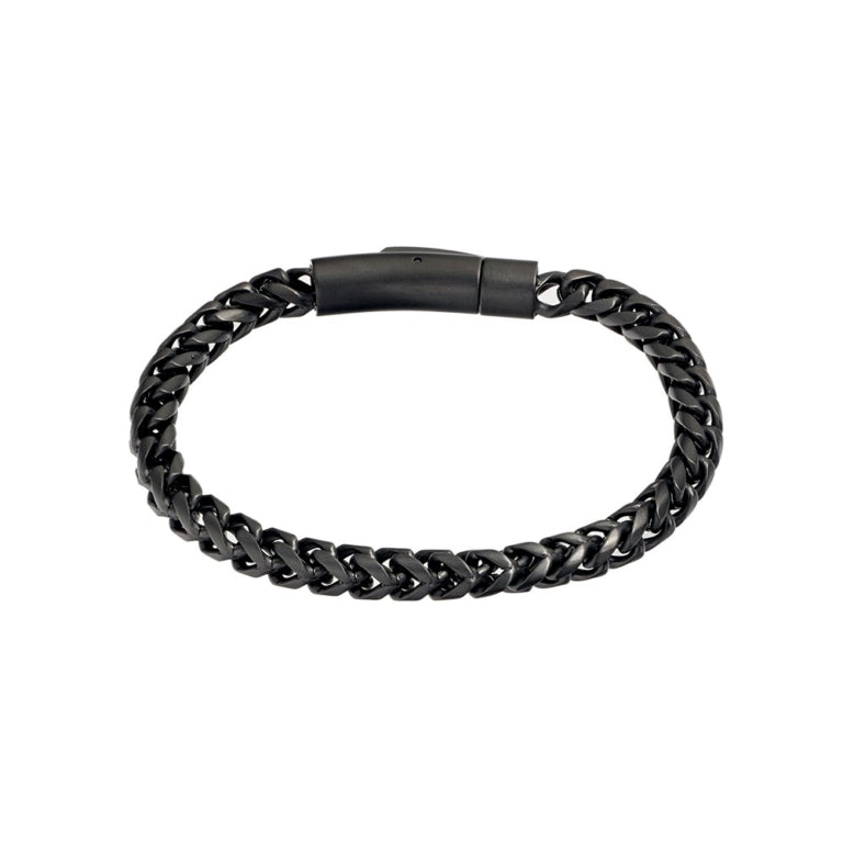 BLAZE BLACK STAINLESS STEEL BRACELET