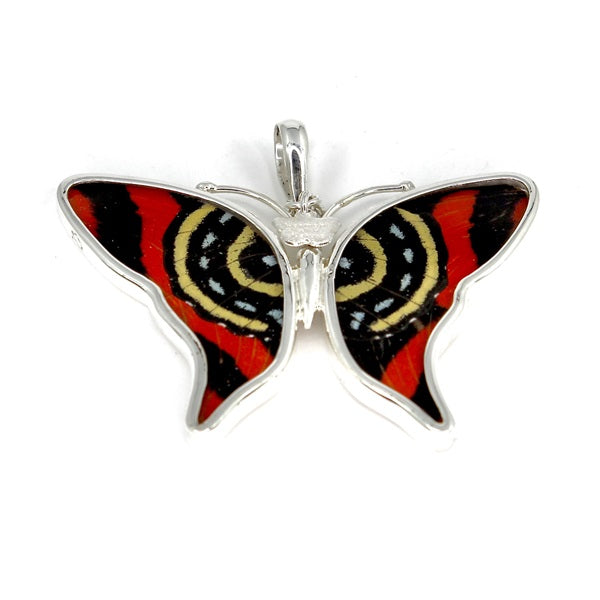 BUTTERFLY WING CATTAGRAMA/CATTAGRAMA MEDIUM SILVER PENDANT