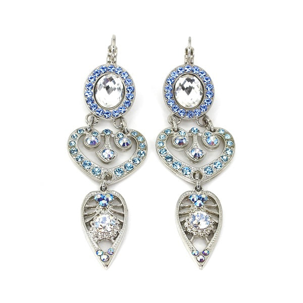 MARIANA LIVING DREAMS AND VISIONS CRYSTAL R/P LONG DROP EARRINGS