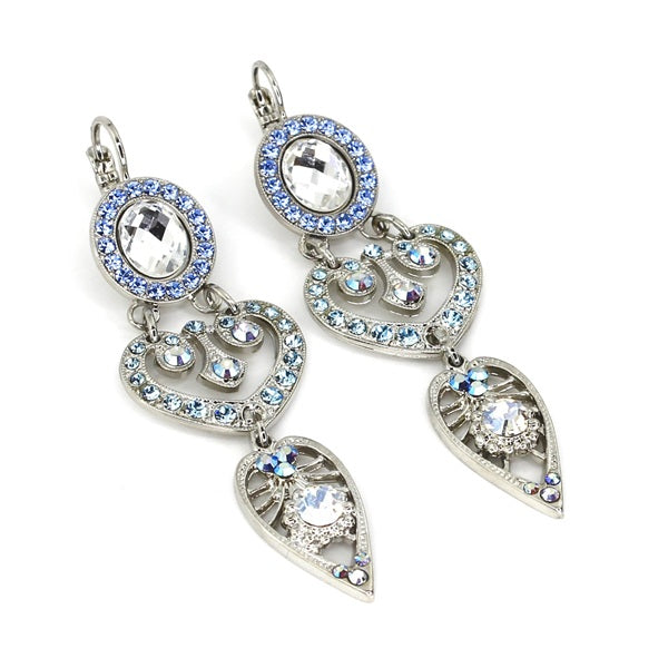 MARIANA LIVING DREAMS AND VISIONS CRYSTAL R/P LONG DROP EARRINGS