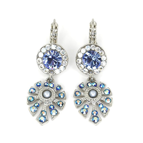 MARIANA LIVING DREAMS AND VISIONS CRYSTAL R/P FAN DROP EARRINGS