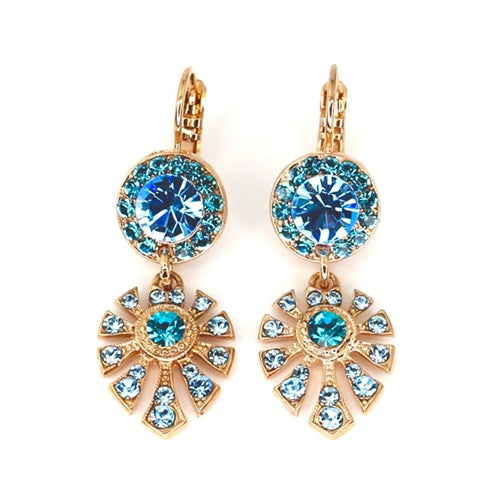 MARIANA ENCHANTMENT CRYSTAL FAN DROP EARRINGS