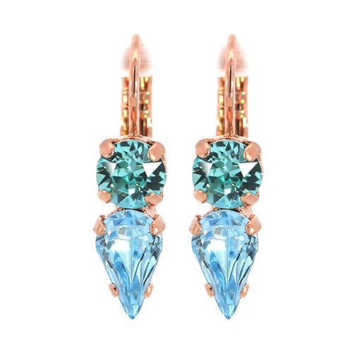 MARIANA ENCHANTMENT BLUE DROP CRYSTAL EARRINGS