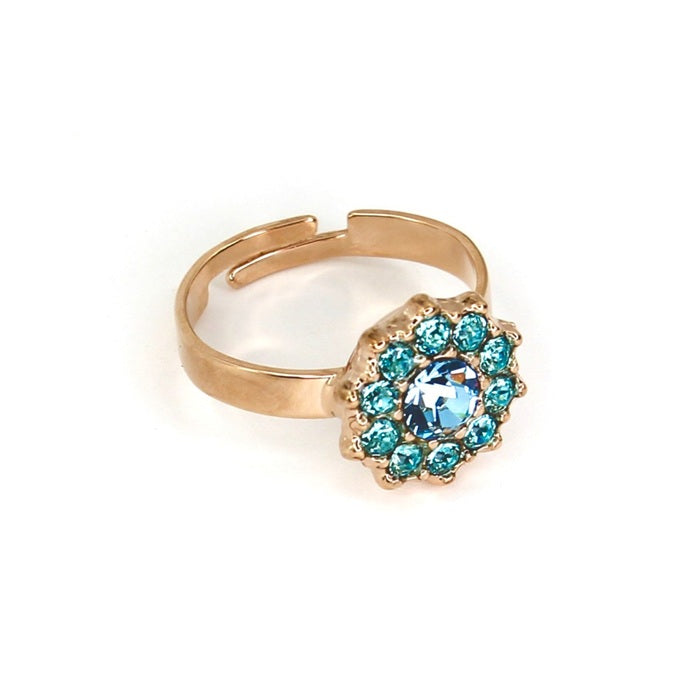 MARIANA ENCHANTMENT ROUND MULTI CRYSTAL RING