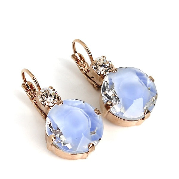 MARIANA MY TREASURES BLUE VINTAGE CRYSTAL EARRINGS