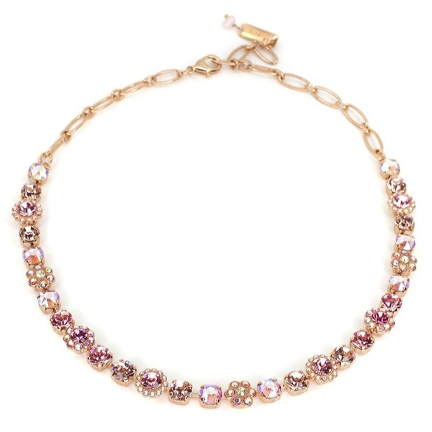 MARIANA PENELOPE'S BLUSH CRYSTAL NECHKLACE.
