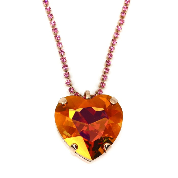 MARIANA MY TREASURES DESSERT HEART CRYSTAL NECKLACE