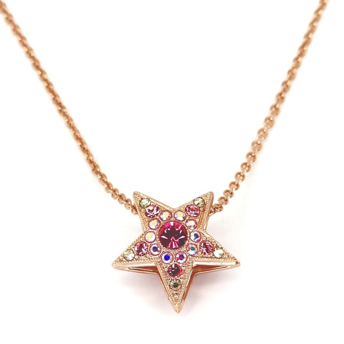MARIANA PENELOPE'S BLUSH CRYSTAL STAR NECKLACE