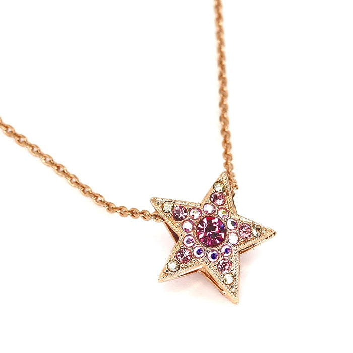 MARIANA PENELOPE'S BLUSH CRYSTAL STAR NECKLACE