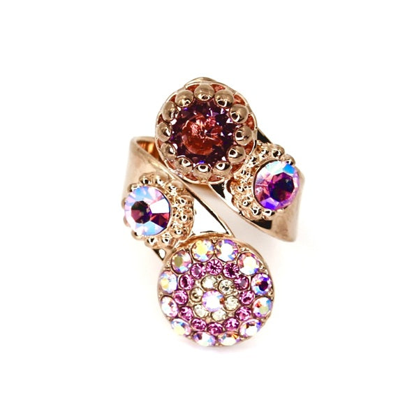 MARIANA PENELOPE'S BLUSH PINK & AB CRYSTAL RING