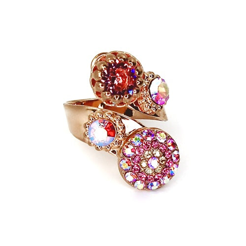 MARIANA PENELOPE'S BLUSH PINK & AB CRYSTAL RING
