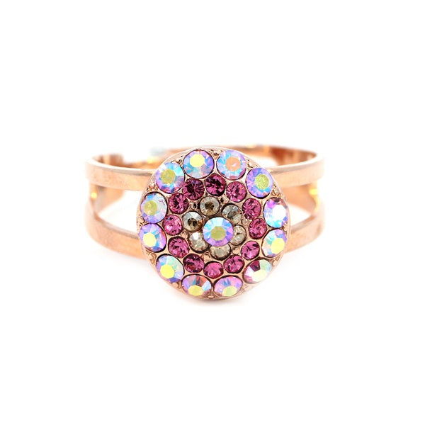 MARIANA PENELOPE'S BLUSH PINK CRYSTAL RING