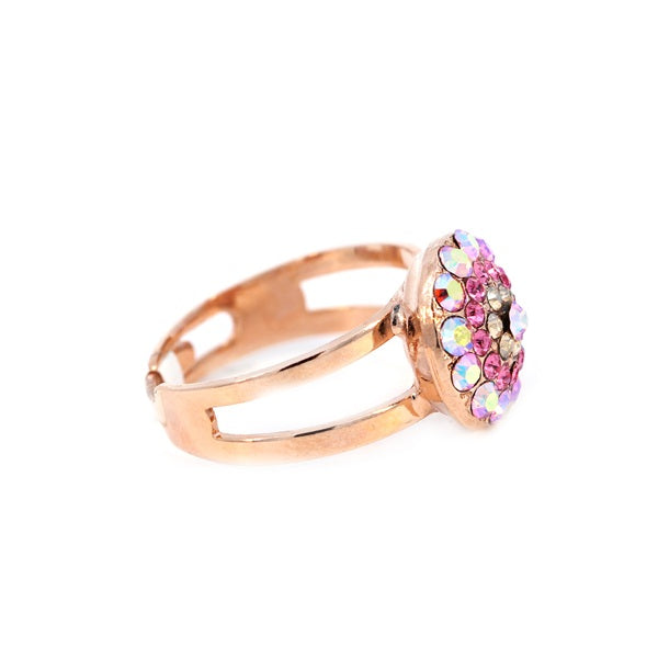 MARIANA PENELOPE'S BLUSH PINK CRYSTAL RING