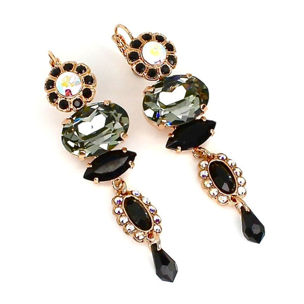 MARIANA SHADOW DANCER LARGE CRYSTAL DROP EARRINGS
