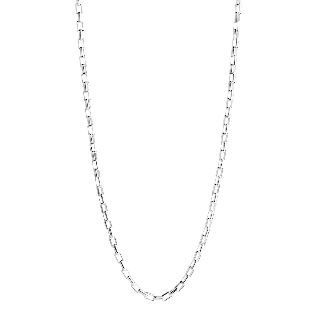 NAJO VENETO MENS SILVER CHAIN NECKLACE