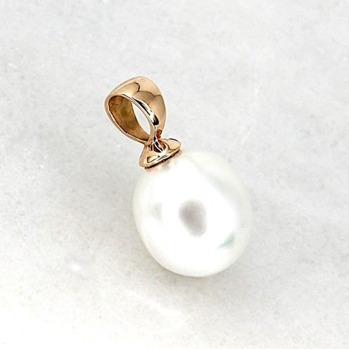 IKECHO EDNA 18ct ROSE GOLD SOUTH SEA PEARL PENDANT