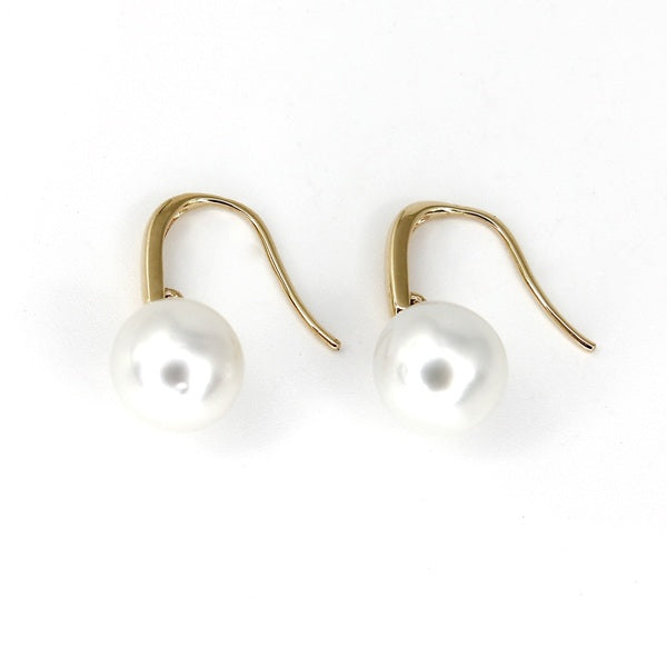 IKECHO 9ct Y/GOLD BROOME SOUTH SEA PEARL DROPS