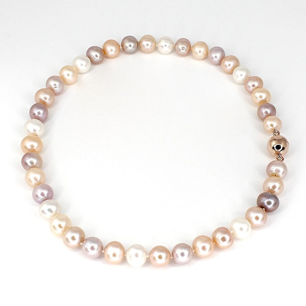 ELEGANCE IN BLOOM 11-12MM FRESHWATER PEARL NECKLACE