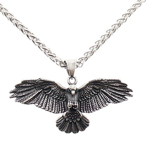 STAINLESS STEEL EAGLE NECKLACE