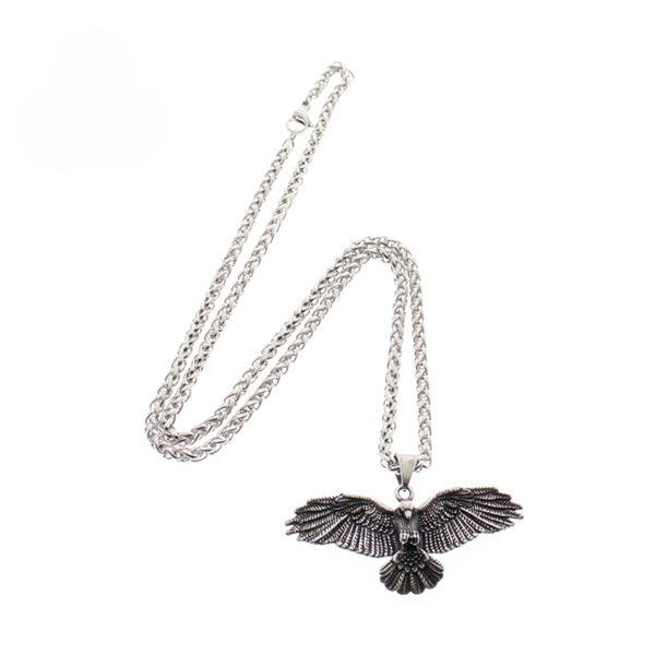 STAINLESS STEEL EAGLE NECKLACE