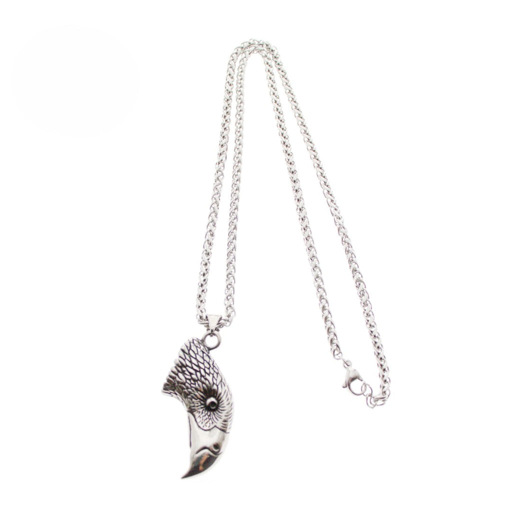 STAINLESS STEEL EAGLE HEAD NECKLACE