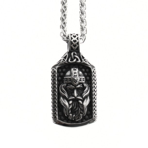 STAINLESS STEEL ODIN NECKLACE