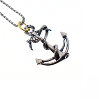 STAINLESS STEEL ANCHOR NECKLACE