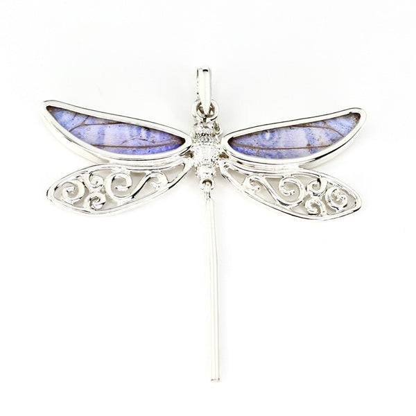 SMALL DRAGONFLY SULKOWSKY SILVER PENDANT