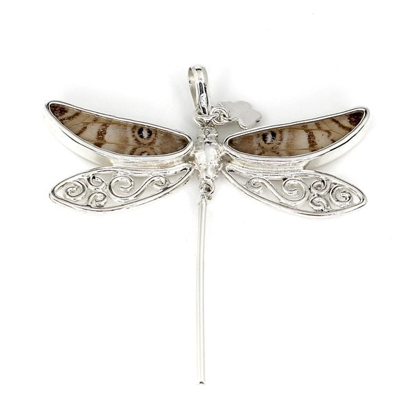 SMALL DRAGONFLY SULKOWSKY SILVER PENDANT