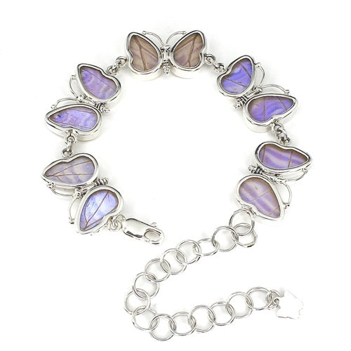 SMALL 5x BUTTERFLY SULKOWSKY SILVER BRACELET