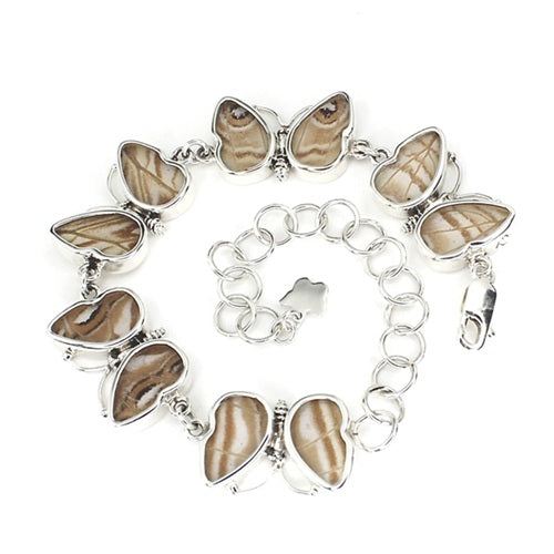 SMALL 5x BUTTERFLY SULKOWSKY SILVER BRACELET
