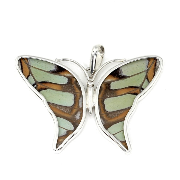 MEDIUM BUTTERFLY STELENES SILVER PENDANT