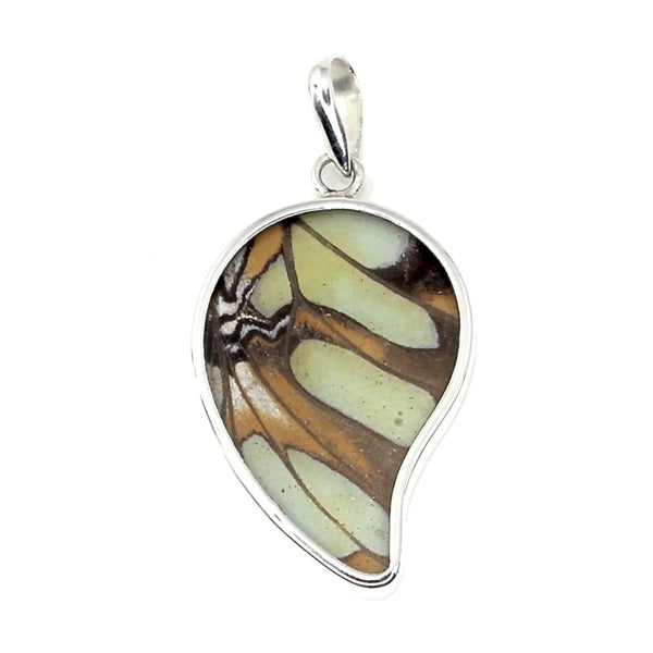 MEDIUM POINTED BUTTERFLY STELENES SILVER PENDANT