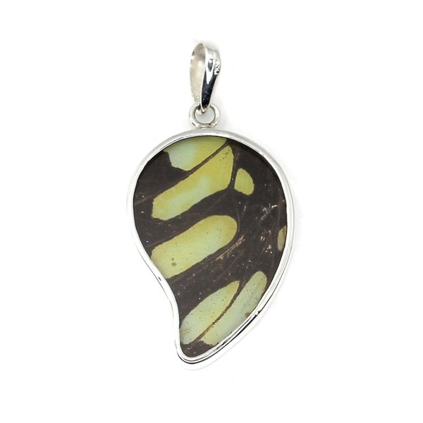 MEDIUM POINTED BUTTERFLY STELENES SILVER PENDANT