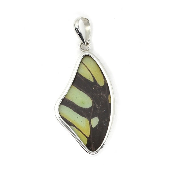 MEDIUM BUTTERFLY WING STELENES SILVER PENDANT