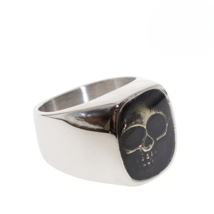 STEEL MYSTIC SKULL RING [Sz:9 ( R )]