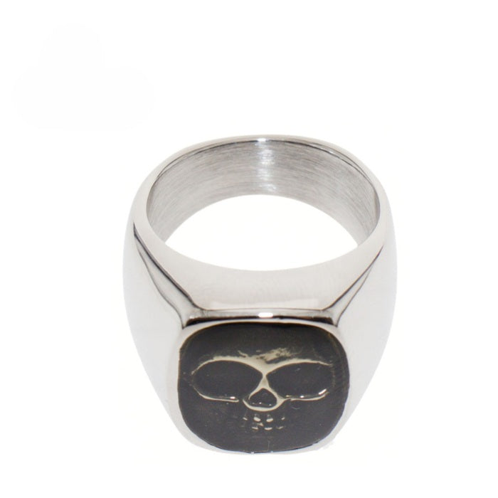 STEEL MYSTIC SKULL RING [Sz:11 ( V1/2 )]
